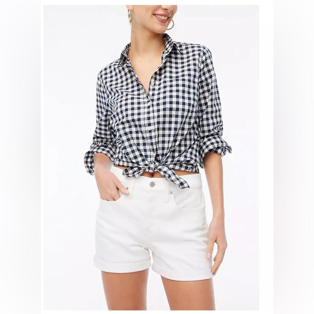 NWT J. Crew Classic Denim Short 27 White Jean BP277 J.Crew Women's